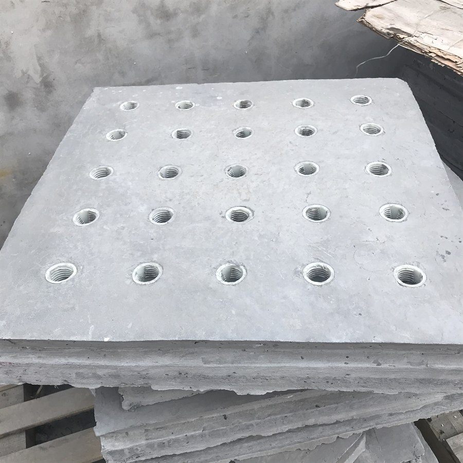 BS Cast-in-place Filter Plate with embedded filter nozzle sockets