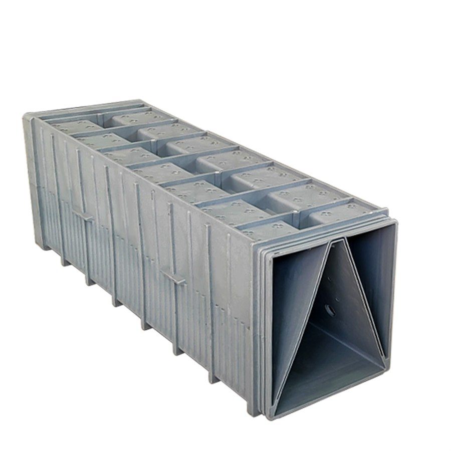 Denitrification filter brick — moulded air and water distribution block