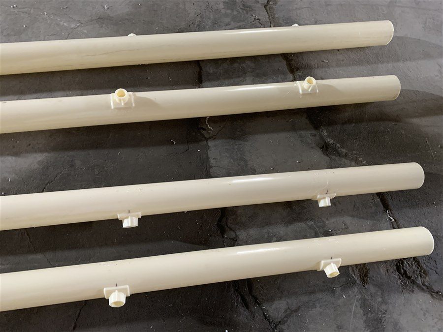 flame-retardant pipe display
