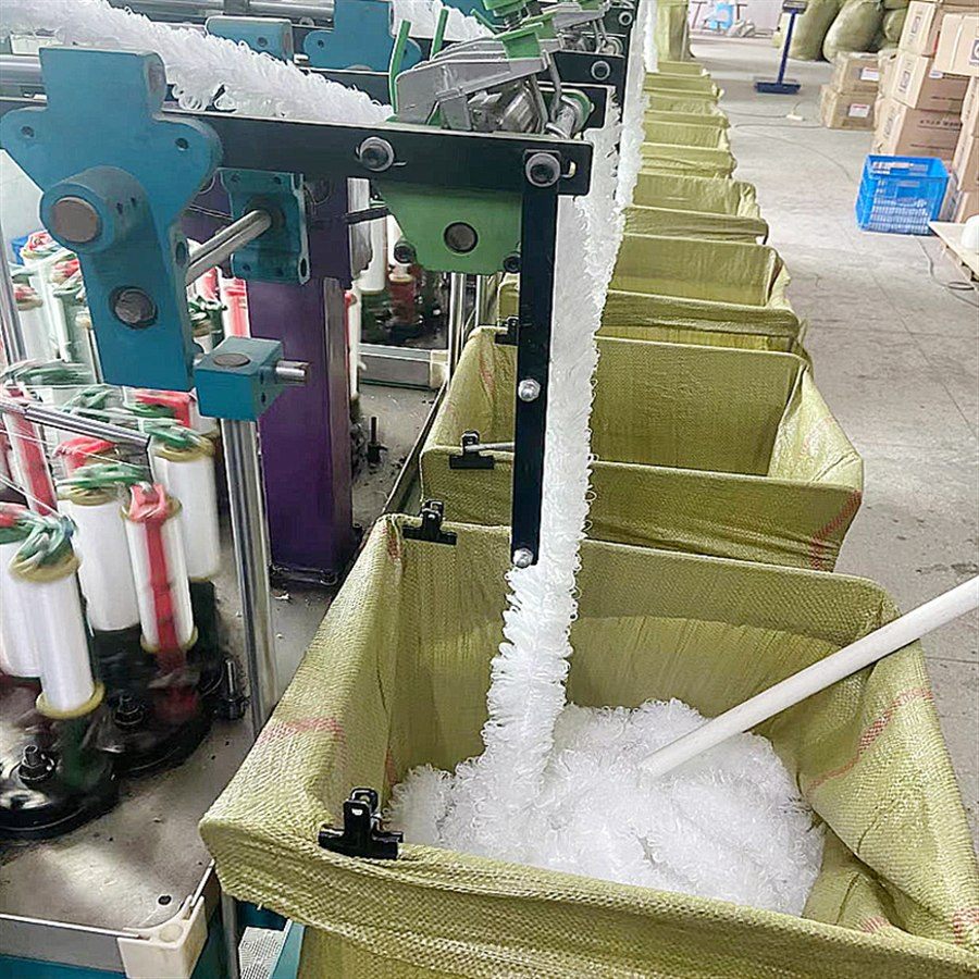 Biological rope media production line