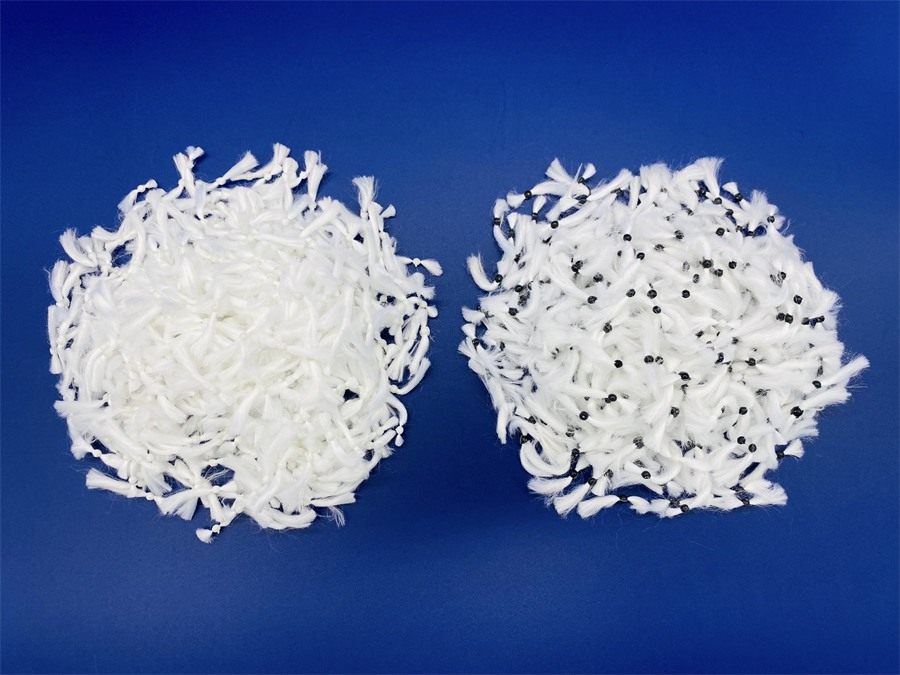Comet fiber filter media — white and black-nucleus types
