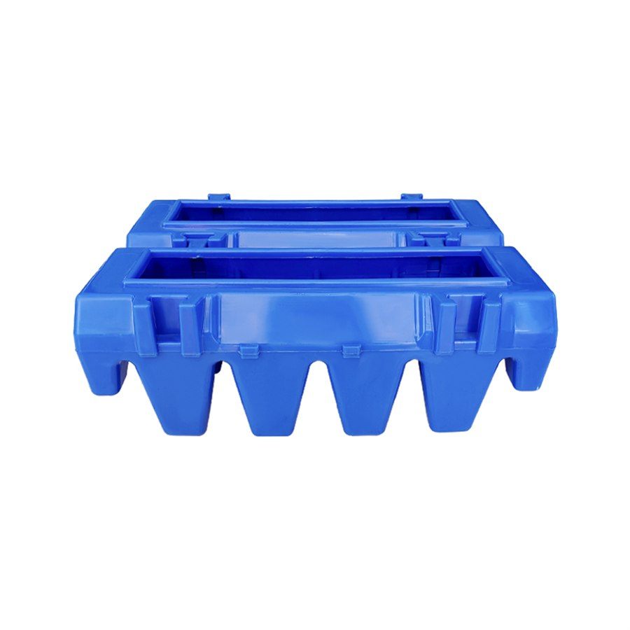 Two blue filter bricks shown from the front