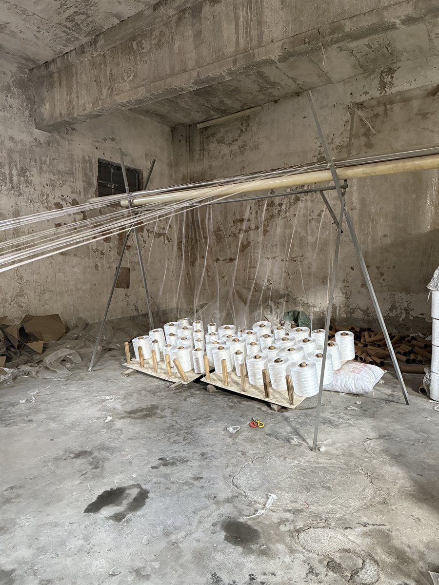 Fiber bundle filter media — stock in the factory