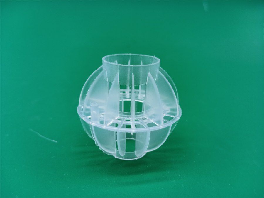 Multi-faceted hollow ball studio display